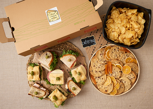 This is a picture of Fromagination's Artisan Sandwich Board.