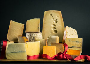 This is a picture of a Cheese of the Season, offered by Fromagination..