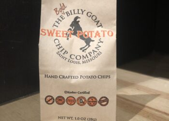 This is an image of our Sweet Potato Billy Goat Chips.