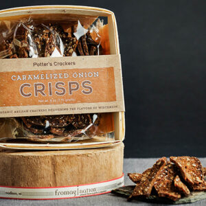 Caramelized Onion Crisps - Potters Crackers