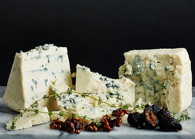 This is a picture of Little Boy Blue cheese, offered by Fromagination.