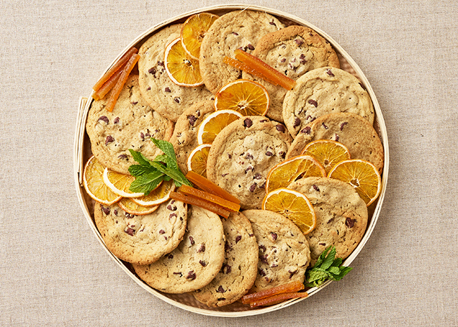 This is a picture of the Fromagination Chocolate Chip Cookie Board.