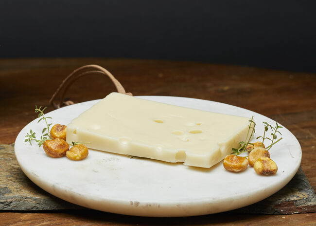 Fromagination features Baby Swiss cheese