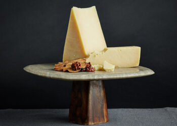 This is a picture of Sarvecchio cheese, featured by Fromagination
