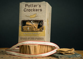 This is a picture of Potter's Winter Wheat Crackers