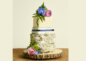 This is a picture of the Forget-Me-Not Cake of Cheese from Fromagination.