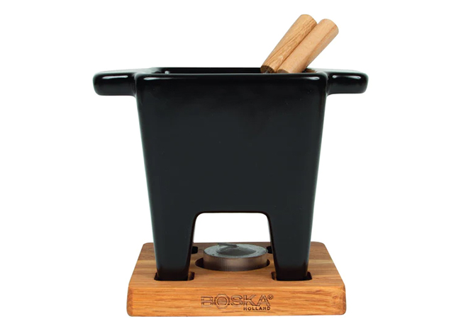 This is a picture of the Boska Mini Fondue Set, offered by Fromagination.