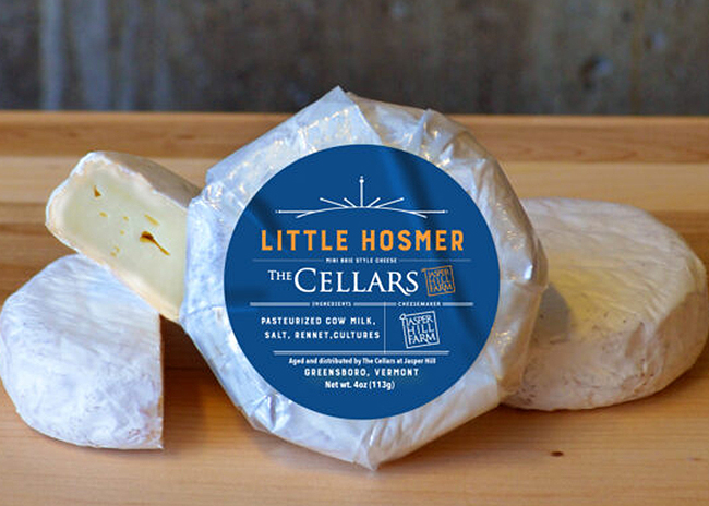 This is a picture of Little Hosmer cheese, offered by Fromagination.