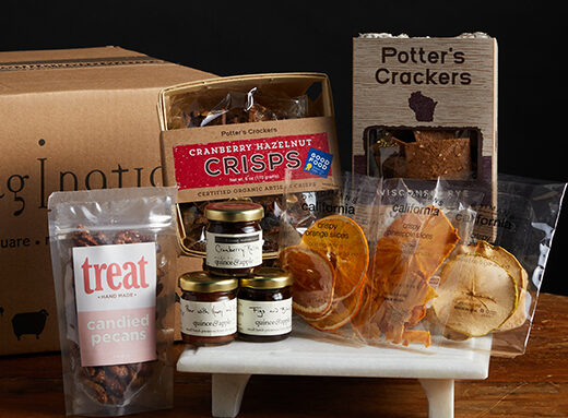 This is a picture of Fromagination's Cheese Companions Gift Set - Medium offered alone or with cheese gift sets.