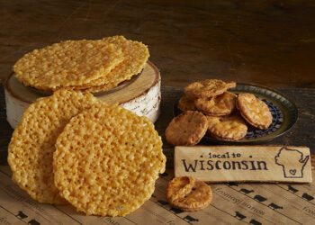 This is a picture of Fromagination's Parmesan Cheese Crisps.