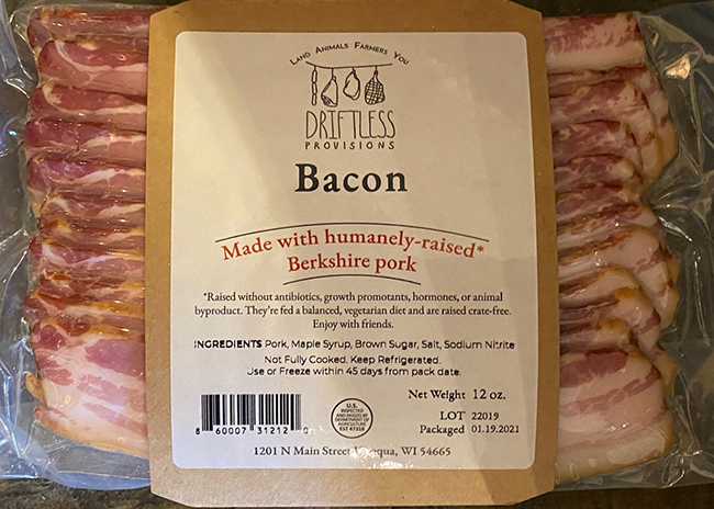 This is a picture of Maple-Smoked Bacon, offered by Fromagination.