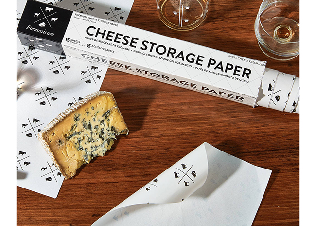 This is a picture of cheese storage paper, offered by Fromagination.