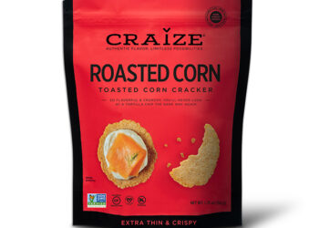 This is a picture of Roasted Corn Crackers, offered by Fromagination.