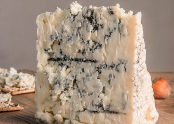 This is a picture of Smokey Blue cheese, offered by Fromagination.