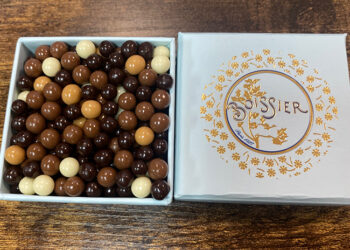 This is a picture of Bossier Pearls of Chocolate, offered by Fromagination.