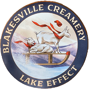 This is a picture of Blakesville Creamery's Lake Effect cheese, offered by Fromagination.