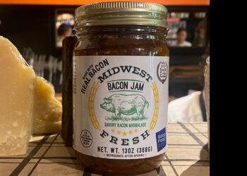 This is a picture of Midwest Fresh Bacon Jam, offered by Fromagination.