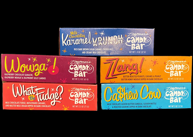 This is a picture of Five Zany Bars, offered by Fromagination.