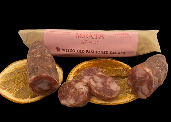 This is a picture of Underground Meats Wisco Old Fashioned Sausage, offered by Fromagination.