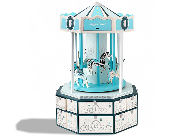 This is a picture of a Candy Carousel, offered by Fromagination.