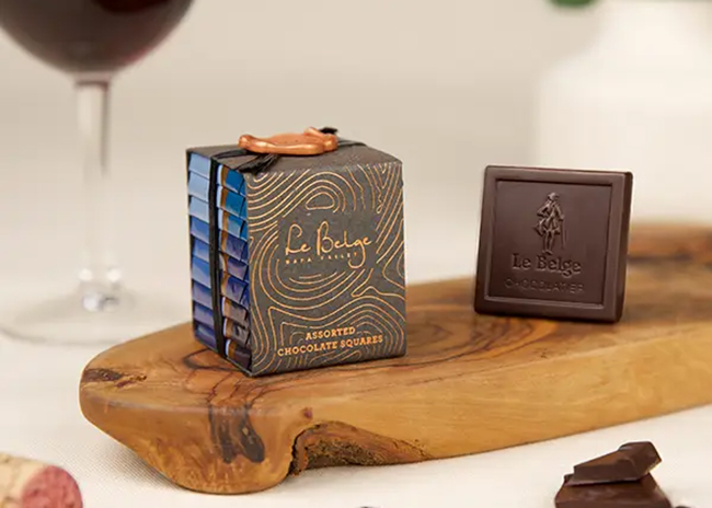 This is a picture of Pinot Noir Chocolate Wine Pairing, offered by Fromagination.