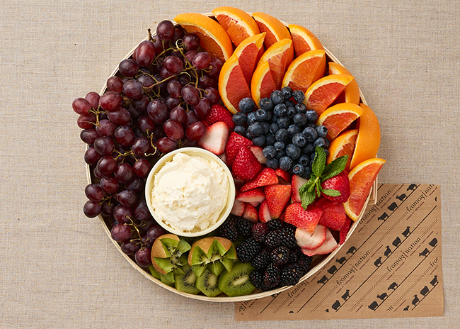 This is a picture of Fromagination's Fruit Board.