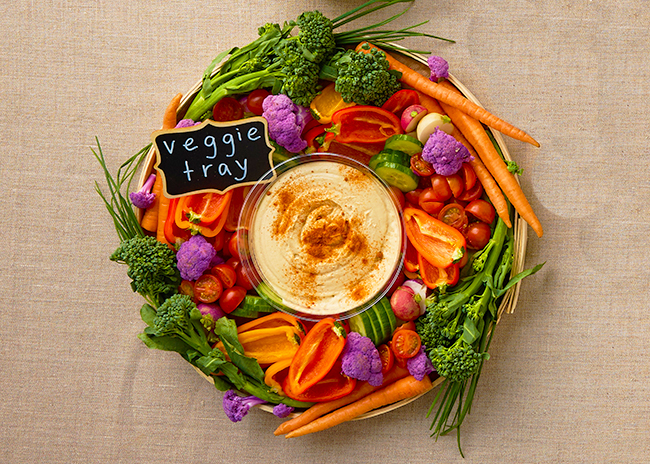 This is a picture of a Fromagination Vegetable Board.