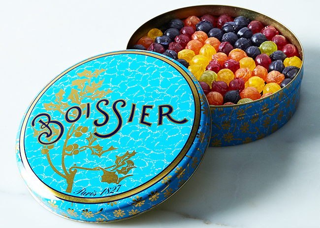 This is a picture of Boissier Parisian Fruit Candies, offered by Fromagination.