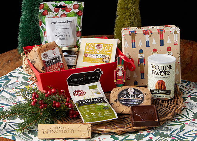 This is a picture of the Roth for the Holidays Gift Set, offered by Fromagination.