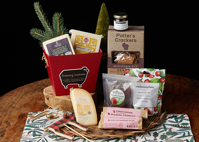 This is a picture of Fromagination's Dairyland Gems Gift Set.