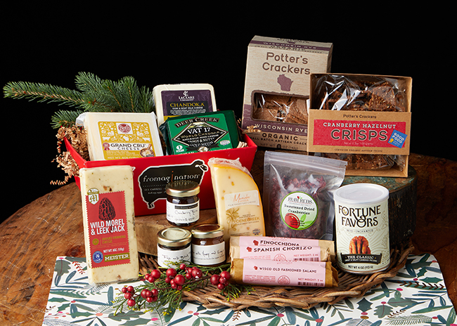 This is a picture of the Five Flavors Gift Set, offered by Fromagination.