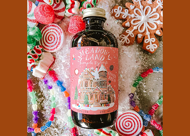 This is a picture of Gingerbread Simple Syrup, offered by Fromagination.