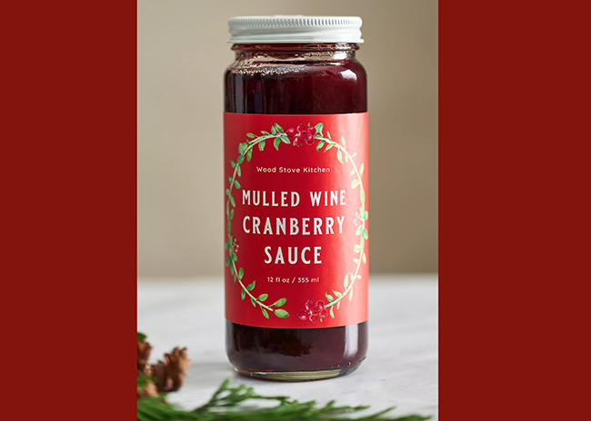 This is a picture of Mulled Wine Cranberry Sauce, offered by Fromagination.