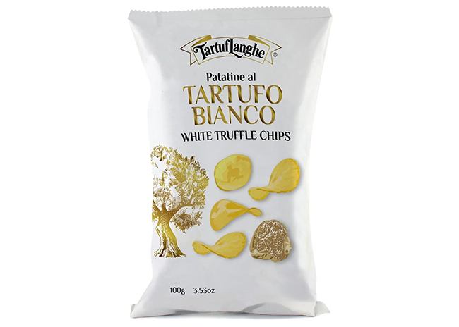 This is a picture of White Truffle Chips, offered by Fromagination.