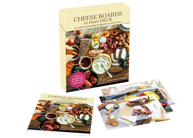 This is a picture of the Cheese Boards Deck, offered by Fromagination.