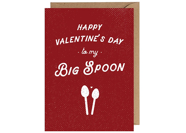 This is a picture of the Big Spoon Valentine, offered by Fromagination.