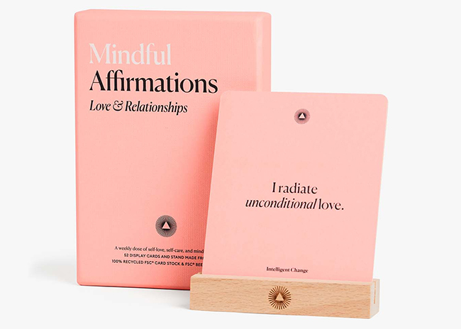 This is a picture of Mindful Affirmations Cards, offered by Fromagination.