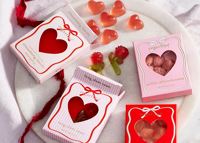 This is a picture of the Valentine's Day Candy Tasting, offered by Fromagination.