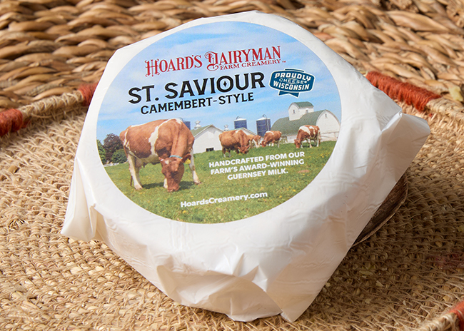 This is a picture of Saint Saviour cheese, offered by Fromagination.