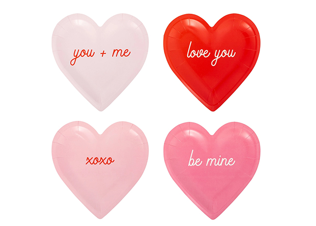 This is a picture of the Heart-Shaped Plate Set, offered by Fromagination.