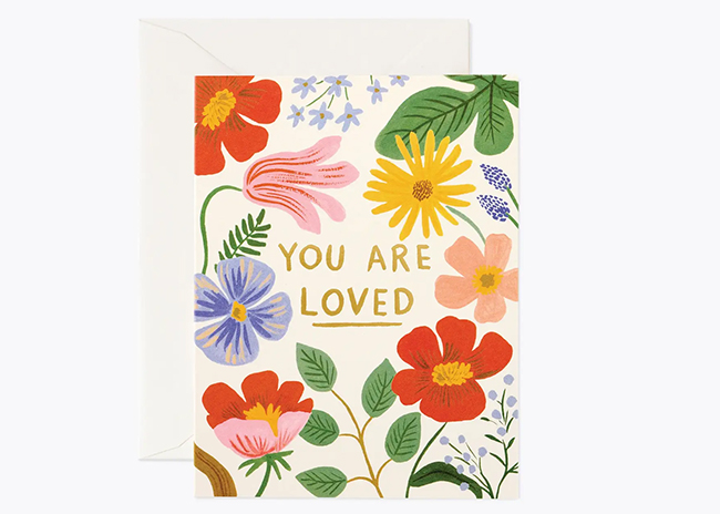This is a picture of the You Are Loved Card, offered by Fromagination.