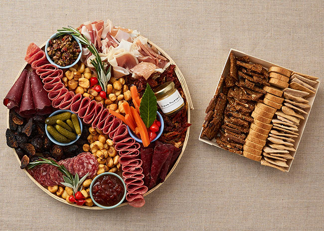 This is a picture of Fromagination's Charcuterie Board.