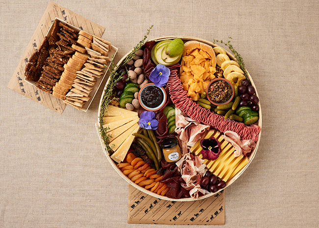 This is a picture of Fromagination's Wisconsin Maker's Showcase Board.