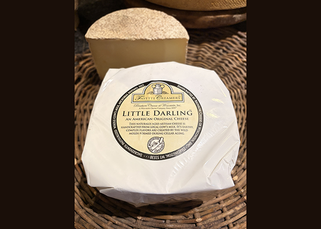 This is a picture of Little Darling cheese, offered by Fromagination.