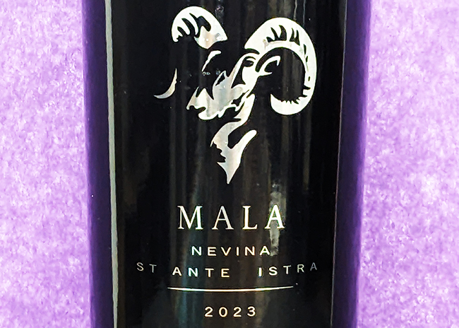 This is a picture of Mala Nevina Croatia wine, offered by Fromagination.