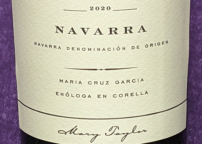 This is a picture of Mary Taylor Navarra wine, offered by Fromagination.