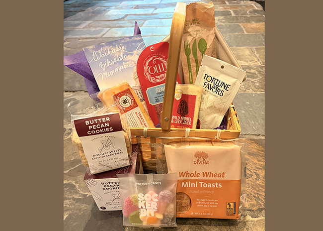 This is a picture of Fromagination's 2026 Concerts on the Square Grab & Go Picnic Basket.