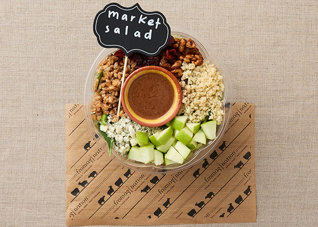 This is a picture of the CotS Market Salad, offered by Fromagination.