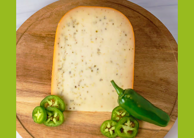 Marieke Jalapeño Gouda cheese is bold, spicy and creamy.